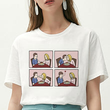 Load image into Gallery viewer, Women T Shirt My Depression My Brain My Anxiety Letter Printed Tshirt New Harajuku Spoof Casual Loose Vogue Tee Shirt Femme Tops