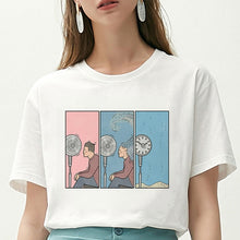 Load image into Gallery viewer, Women T Shirt My Depression My Brain My Anxiety Letter Printed Tshirt New Harajuku Spoof Casual Loose Vogue Tee Shirt Femme Tops